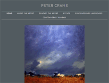 Tablet Screenshot of petercraneart.com